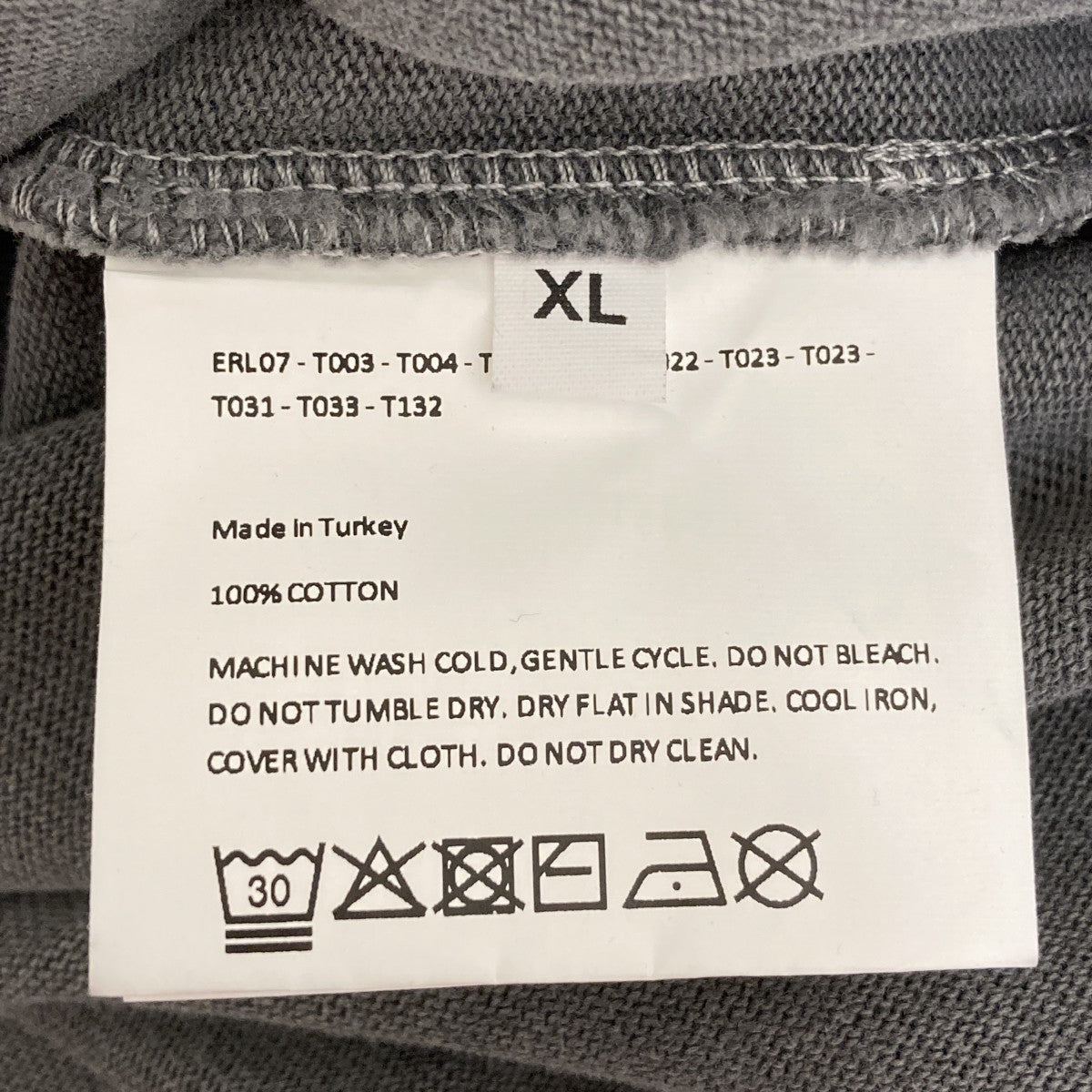 TシャツERL07T007-1
