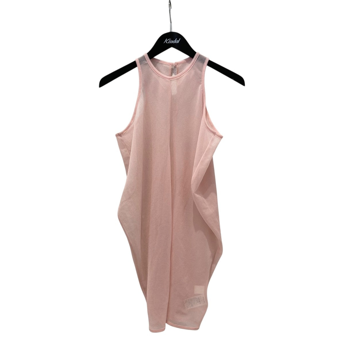 26SSDraped Jersey Sheer Sleeveless Top - pinkノースリーブカットソーMM26SS-JS090