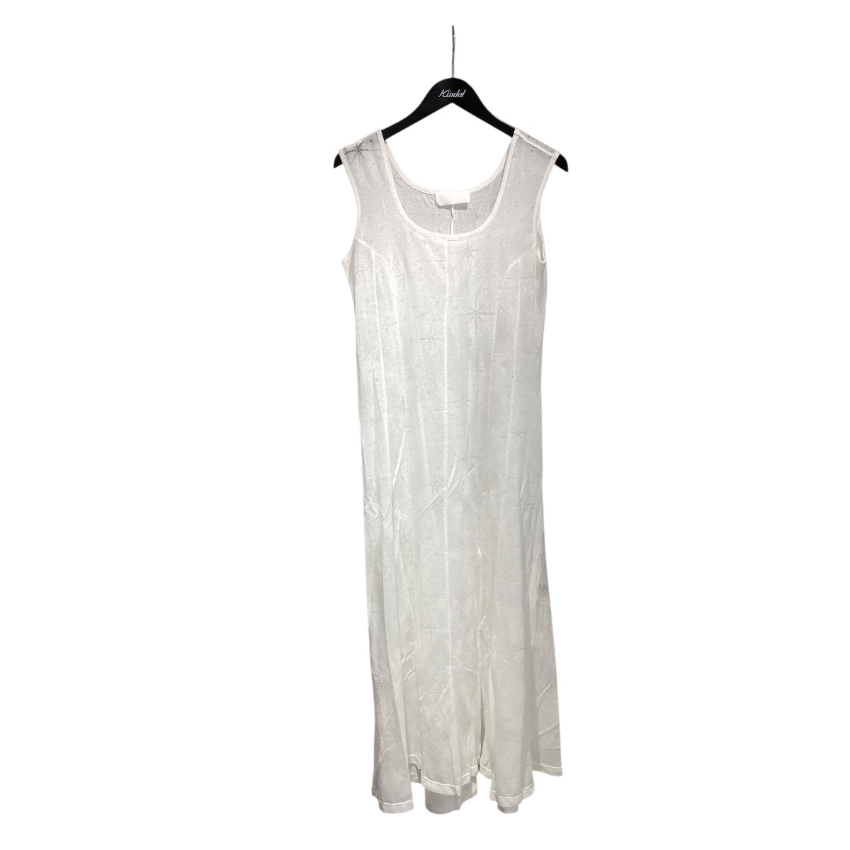 Starry Jersey Sheer Dress - greyノースリーブワンピースMM26SS-JS025
