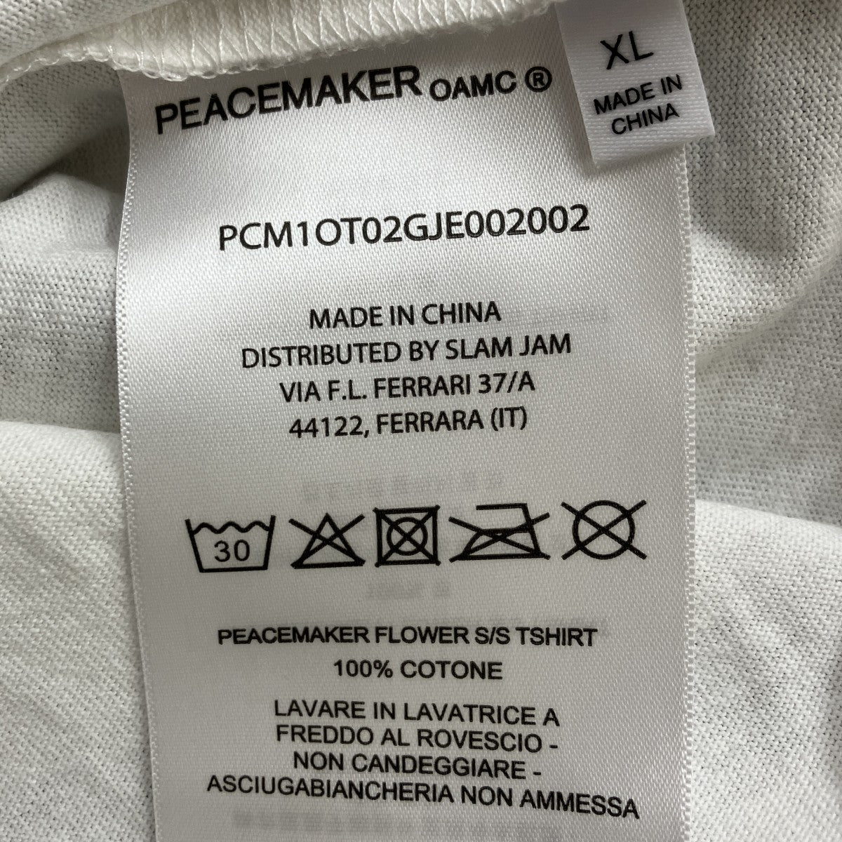 25SSPeacemaker Flower S S TshirtTシャツPCM1OT02GJE002002