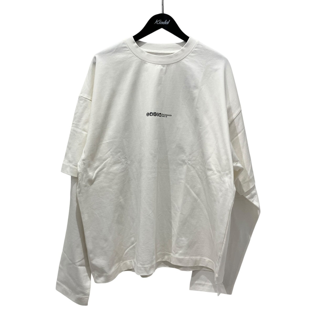 Peacemaker Painted Double Layer Boxy Tshirt長袖Tシャツ