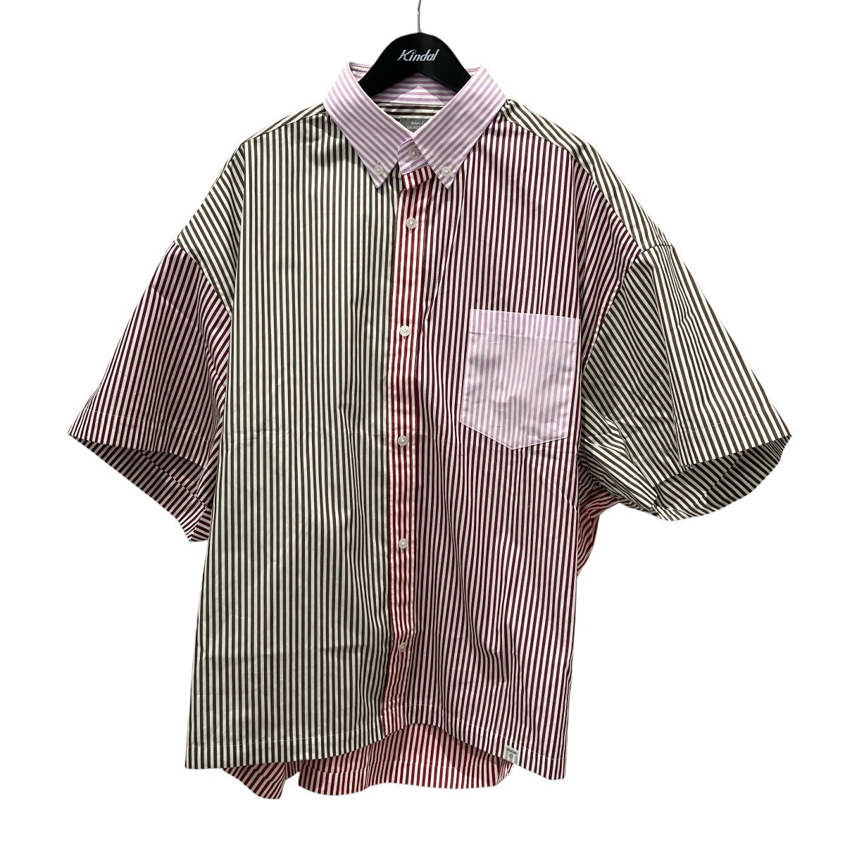 Cotton stripe shirt半袖シャツ24SBM-B01138