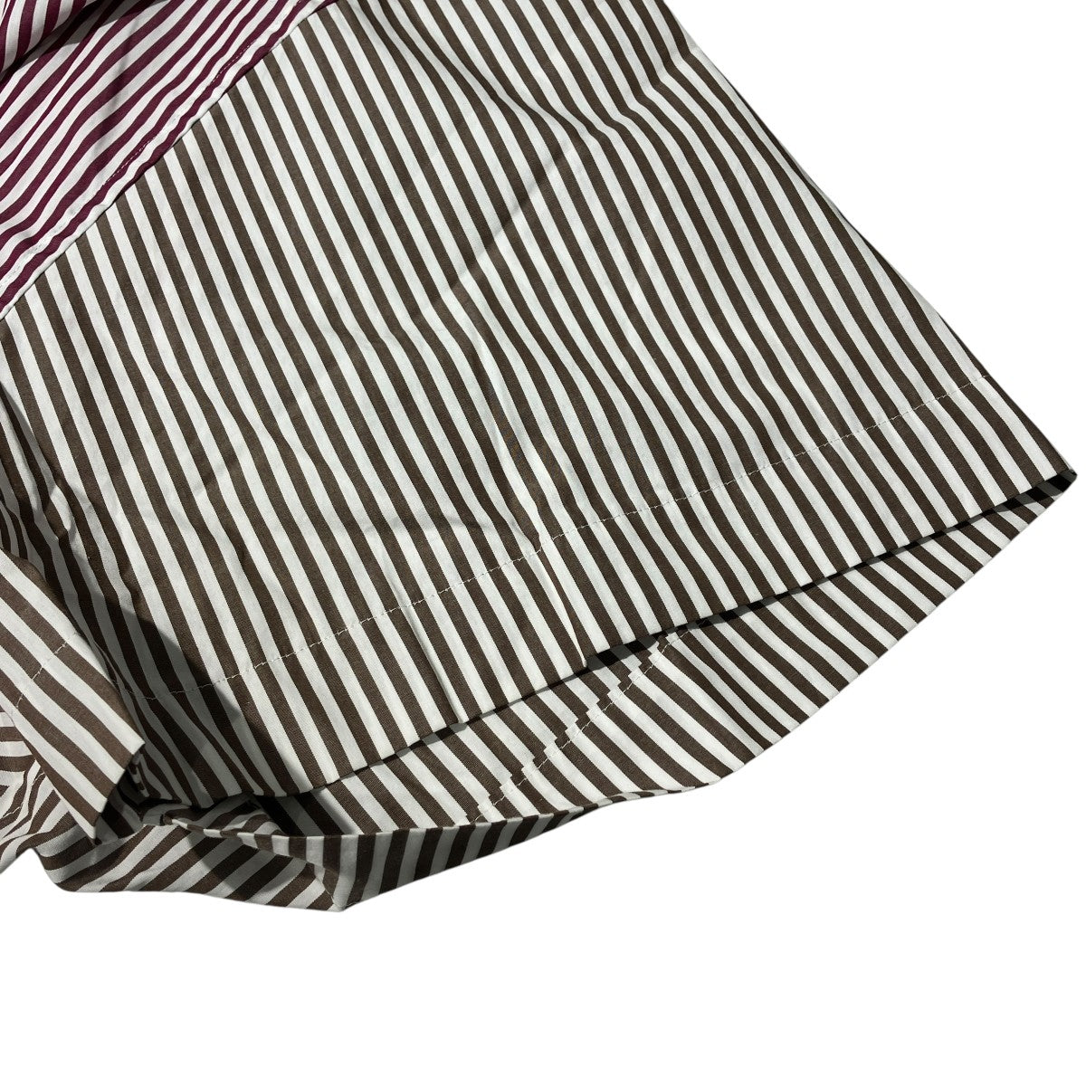 Cotton stripe shirt半袖シャツ24SBM-B01138