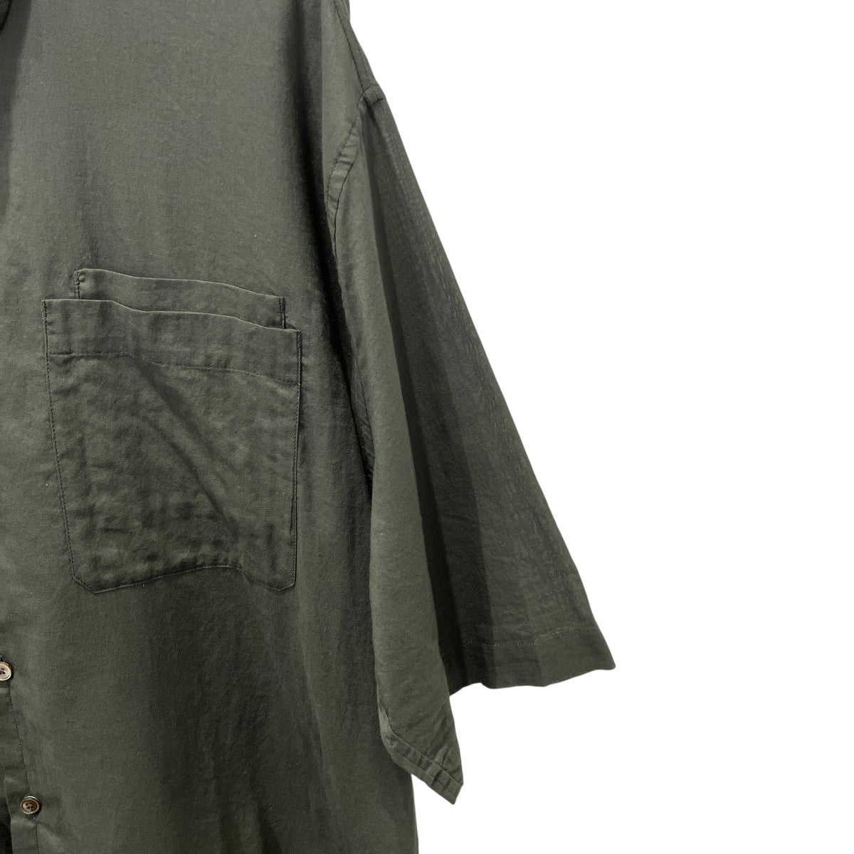 LEMAIRE 24SSDOUBLE POCKET SHORT SLEEVE SHIRTダブルポケットシャツ3920700063 4491 古着・中古-4枚目のアイテム画像