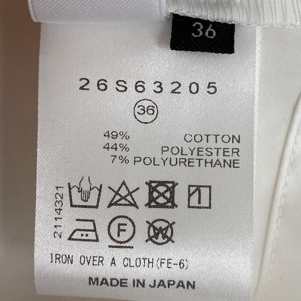 24SS長袖シャツ26S63205