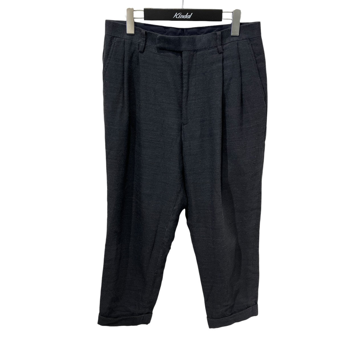 COMOLI ウールリネン2タックパンツタックパンツ15F-03003 古着・中古-1枚目のアイテム画像