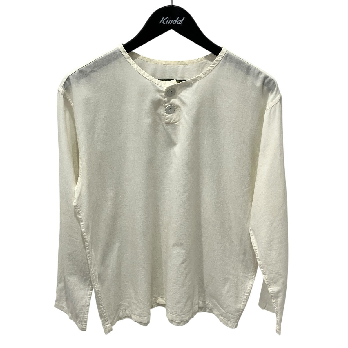 COTTON GRANDPA SHIRTヘンリーネックカットソー