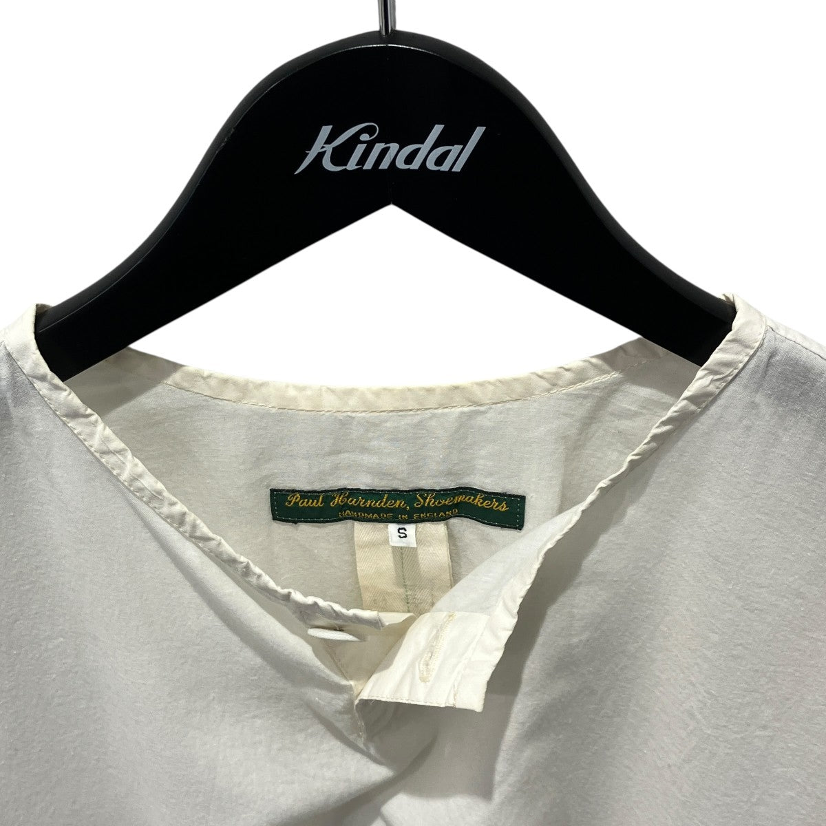 COTTON GRANDPA SHIRTヘンリーネックカットソー
