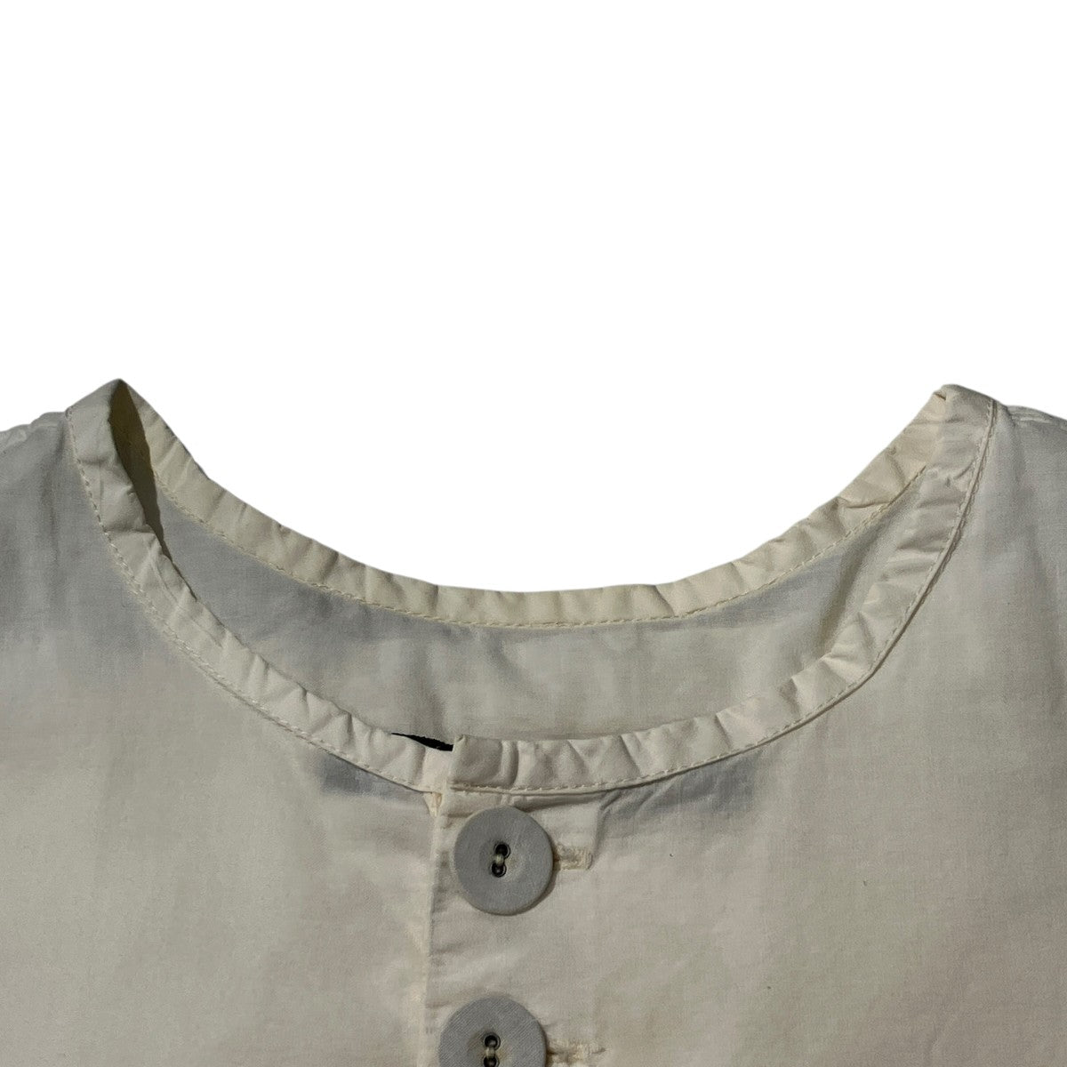 COTTON GRANDPA SHIRTヘンリーネックカットソー