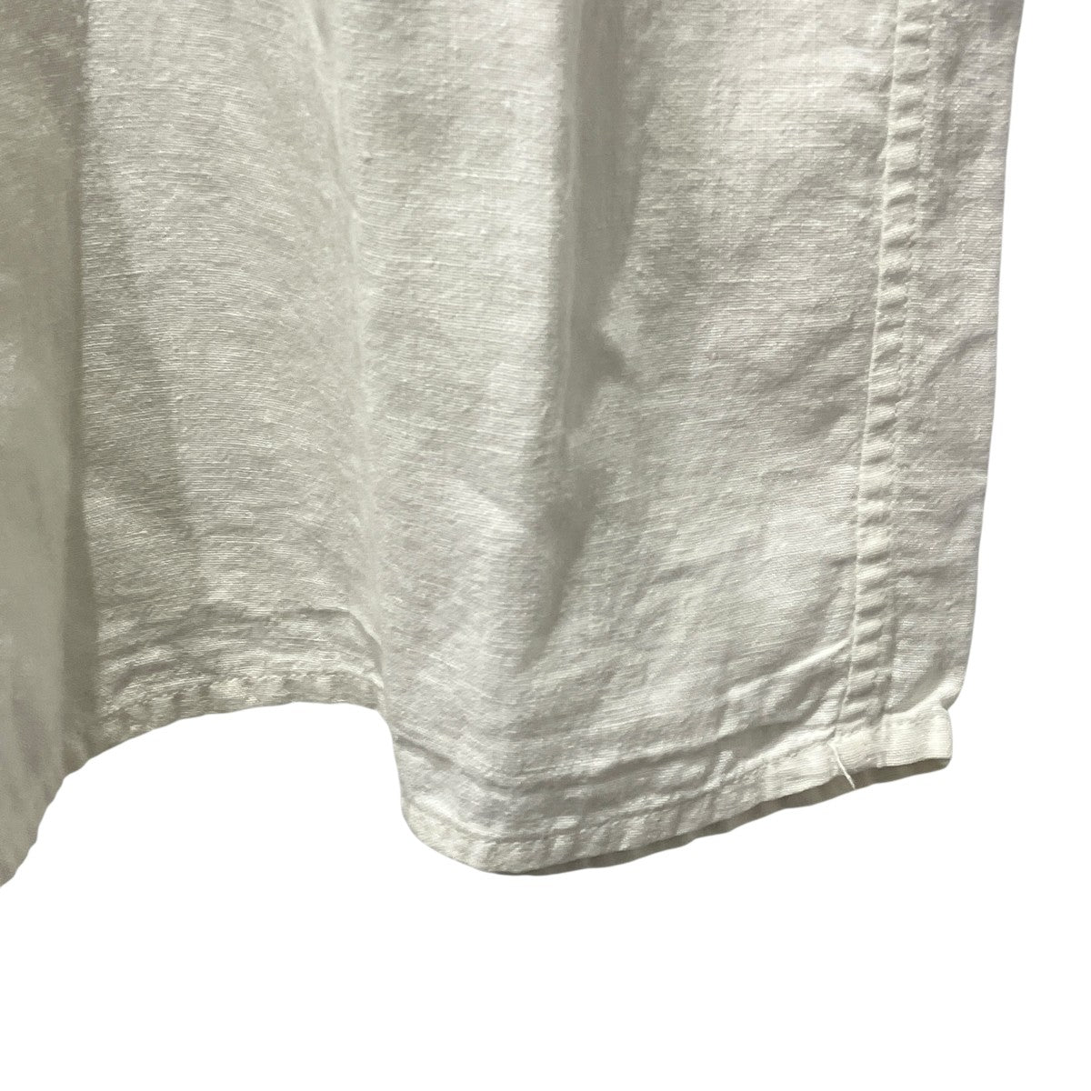 LINEN GRANDPA SHIRTヘンリーネックカットソー