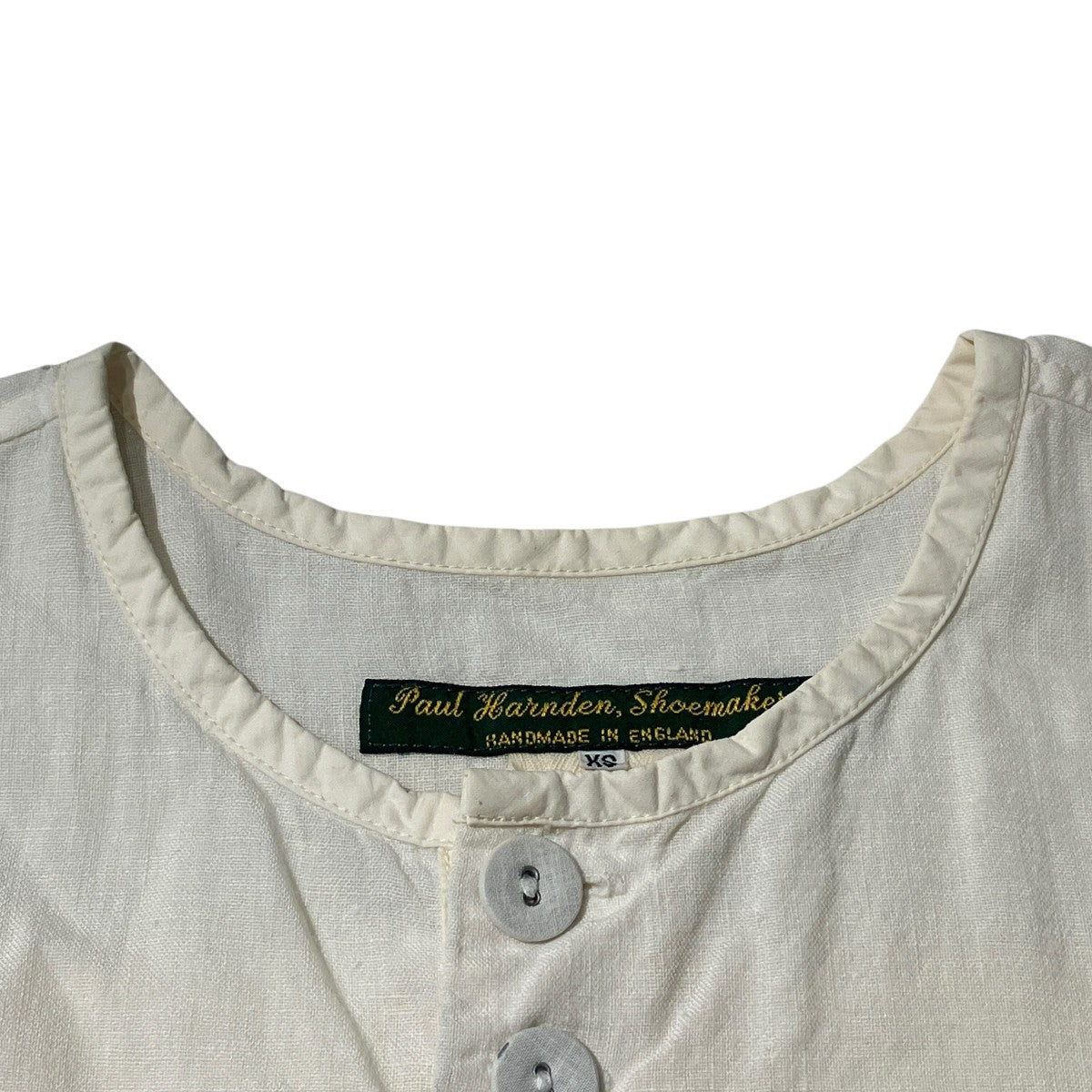 LINEN GRANDPA SHIRTヘンリーネックカットソー
