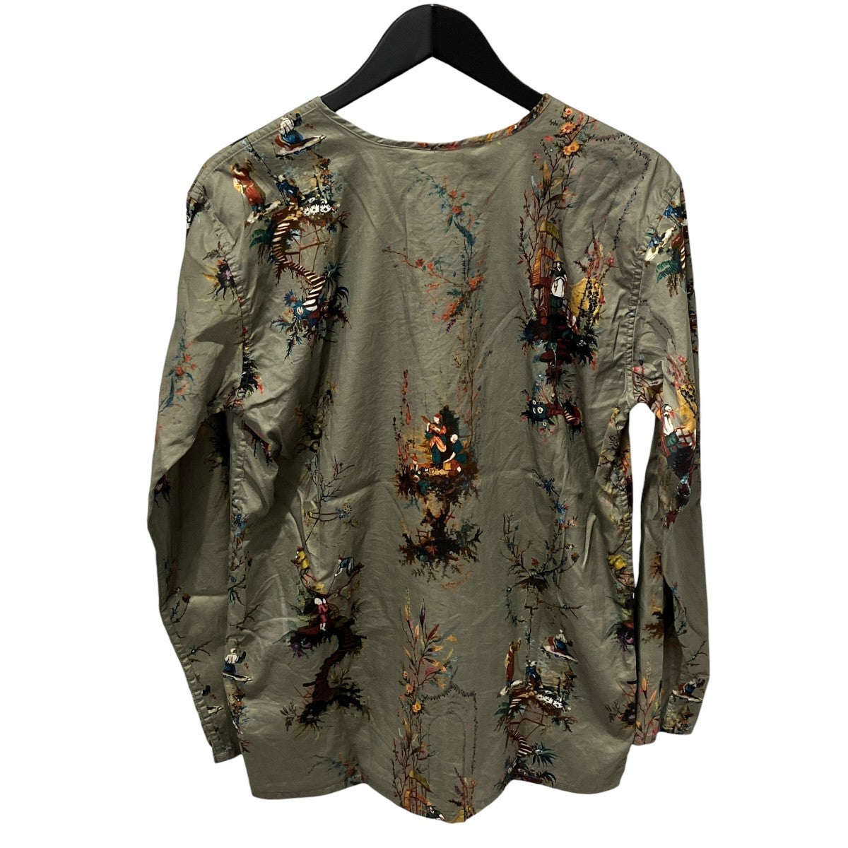 PRINT GRANDPA SHIRTヘンリーネックカットソー