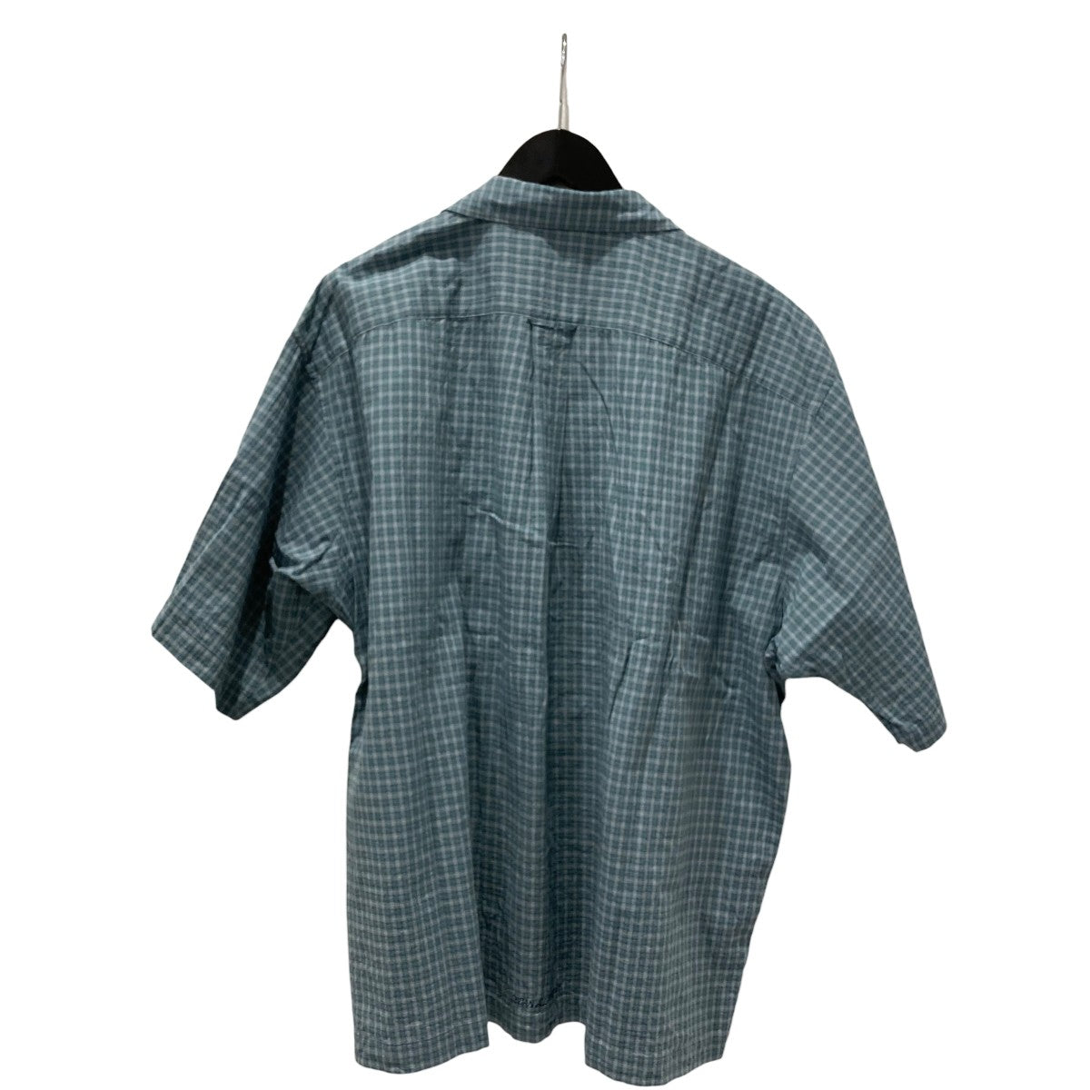 26SSDobby Plaid Open Collar S S Shirt半袖シャツ