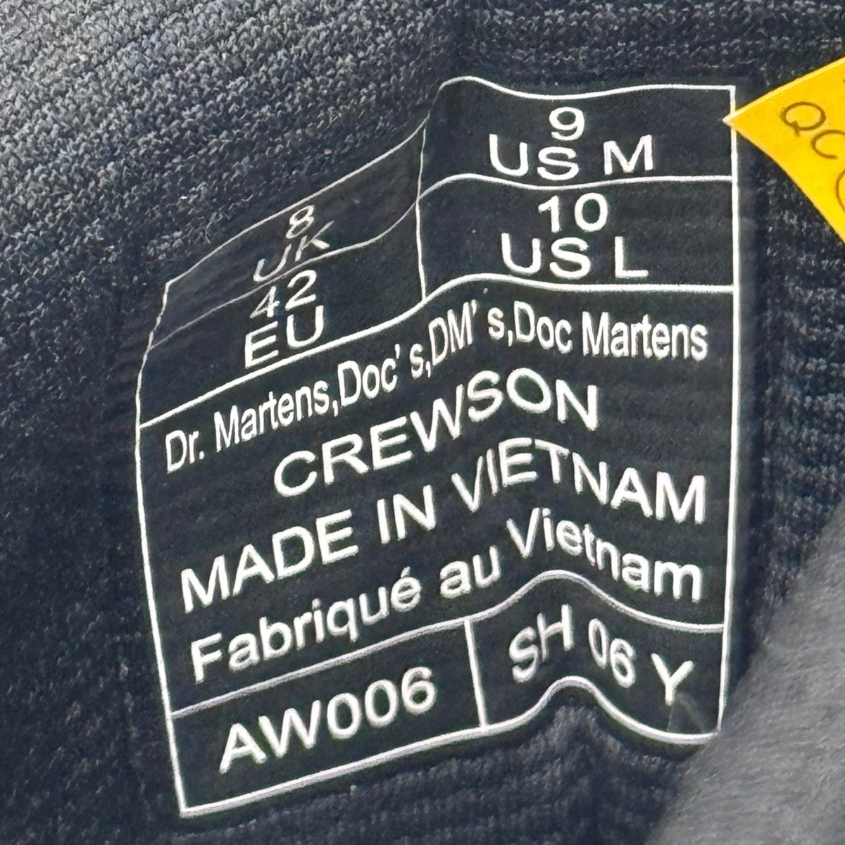 ブーツCREWSON