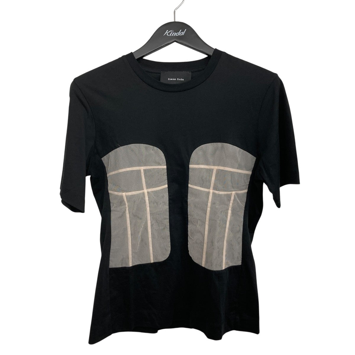 Panelled Bust Detail T-Shirt半袖カットソー37-03-45-03024
