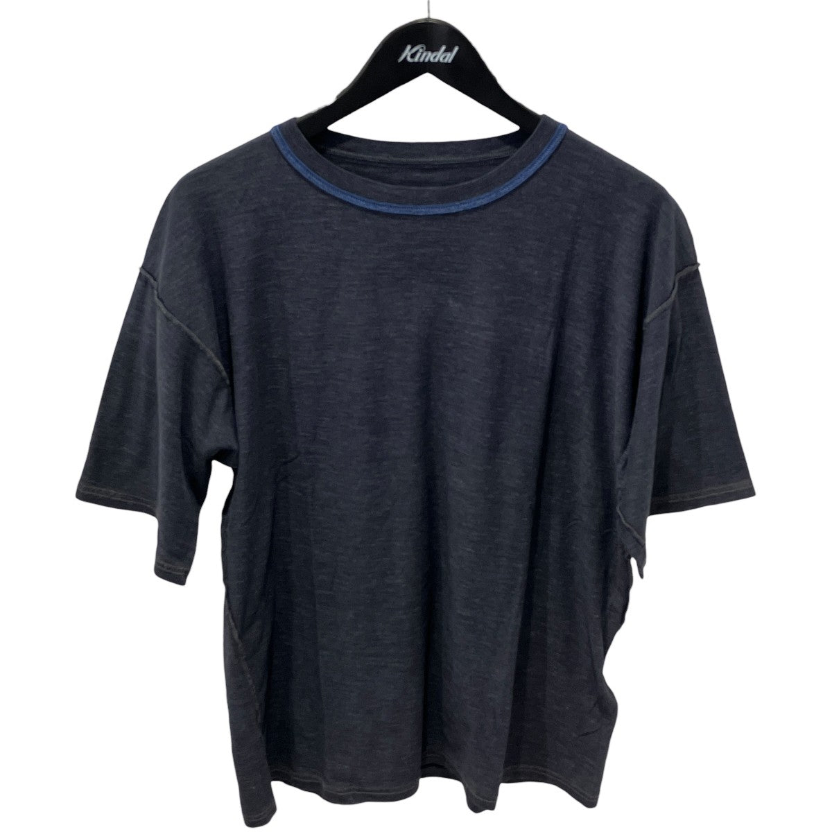 26SSNAVY BLUE T-shirt with a crew neck半袖カットソーS50GC0725