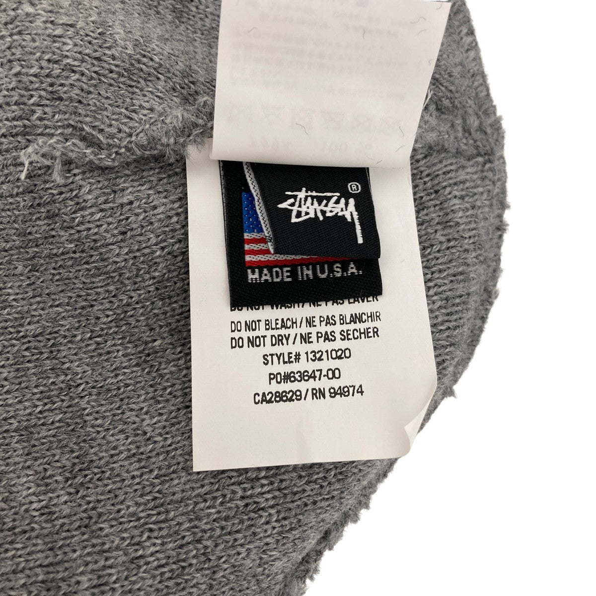 stussy STOCK CUFF BEANIEニットキャップ1321020 古着・中古-3枚目のアイテム画像