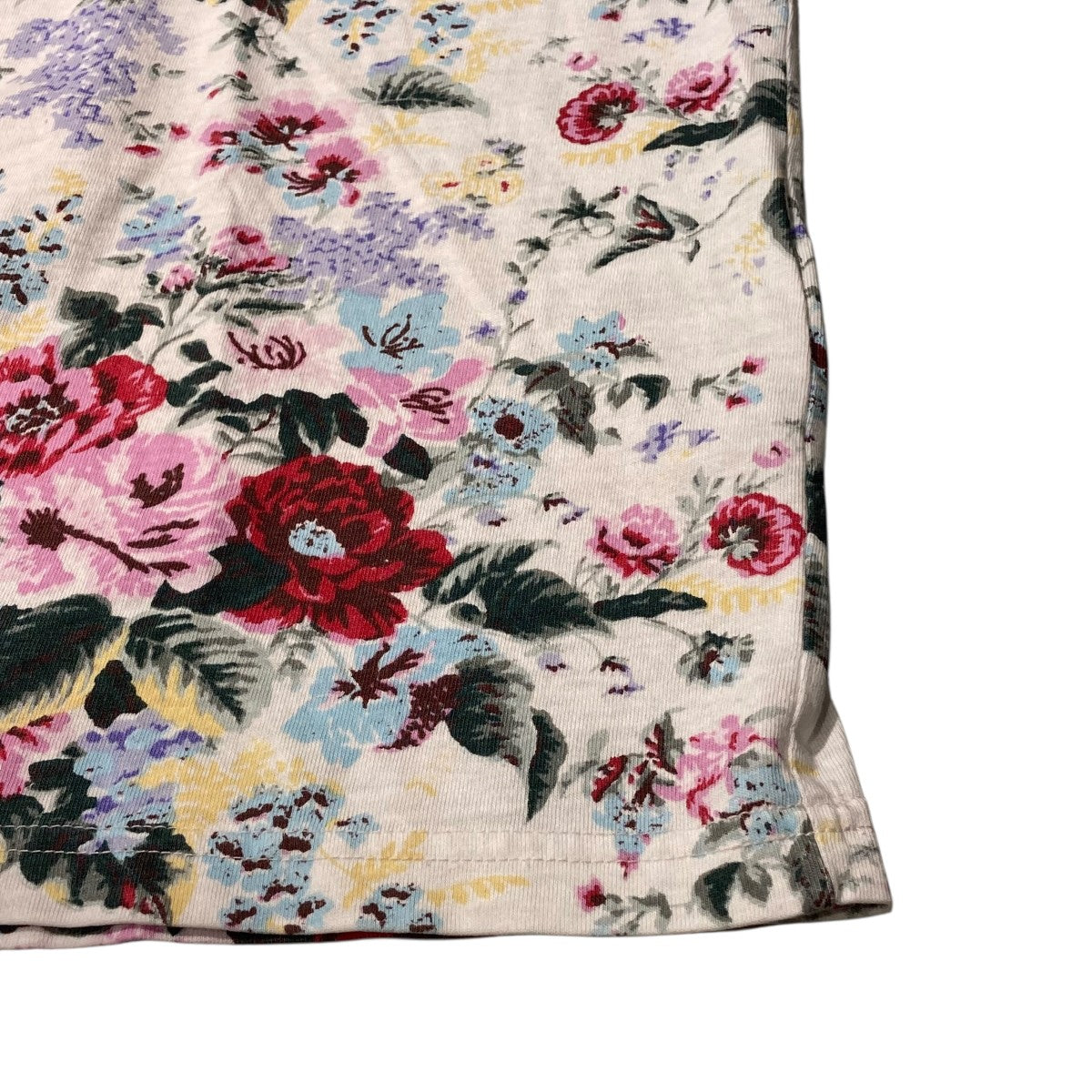 26SSWashed S S Top Floral半袖カットソー