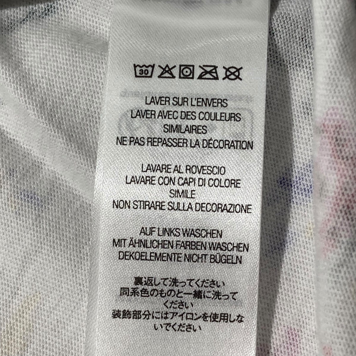 26SSWashed S S Top Floral半袖カットソー
