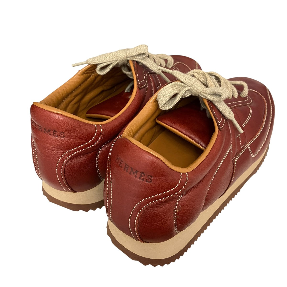 HERMES(エルメス) QUICK SNEAKERスニーカー レッド サイズ 37(約23.5cm
