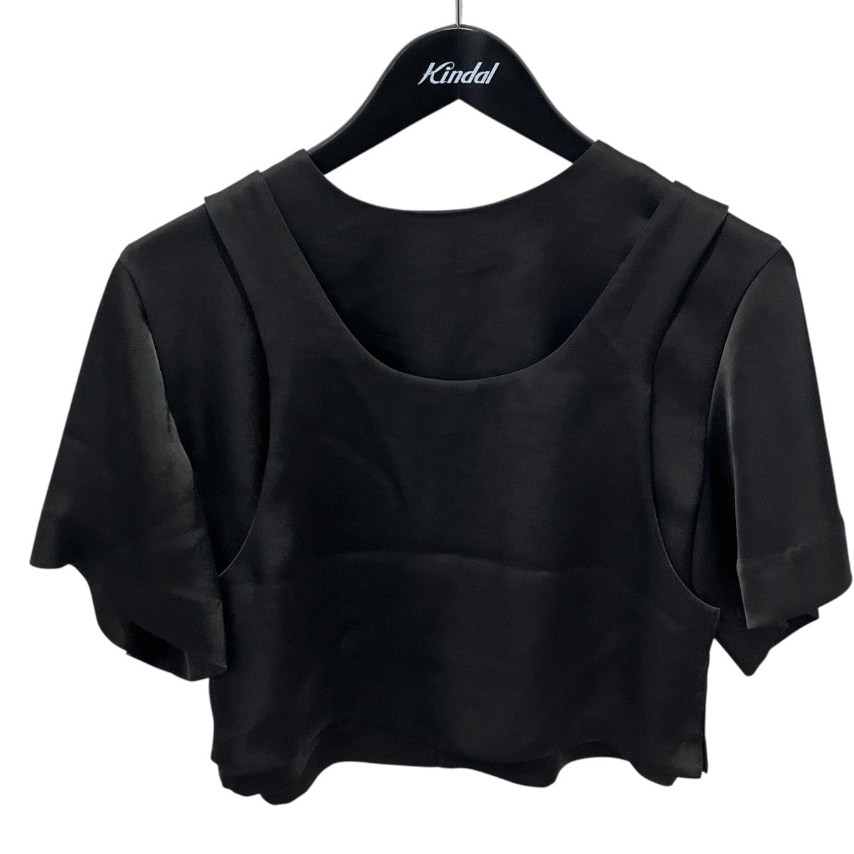 Satin Layered Top半袖ブラウス27A63101