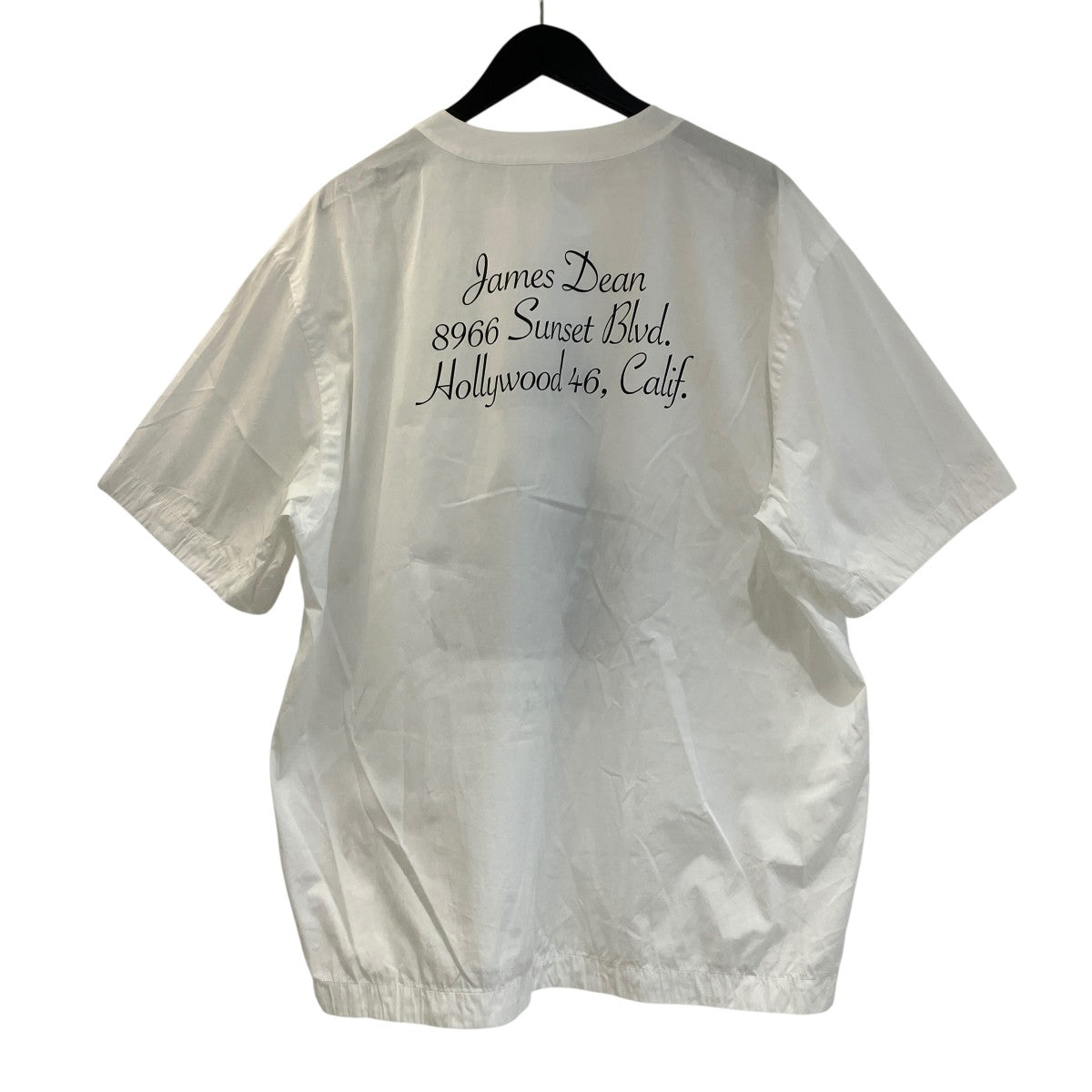 25SSJames Dean Cotton Poplin Shirt半袖カットソー25-03623M