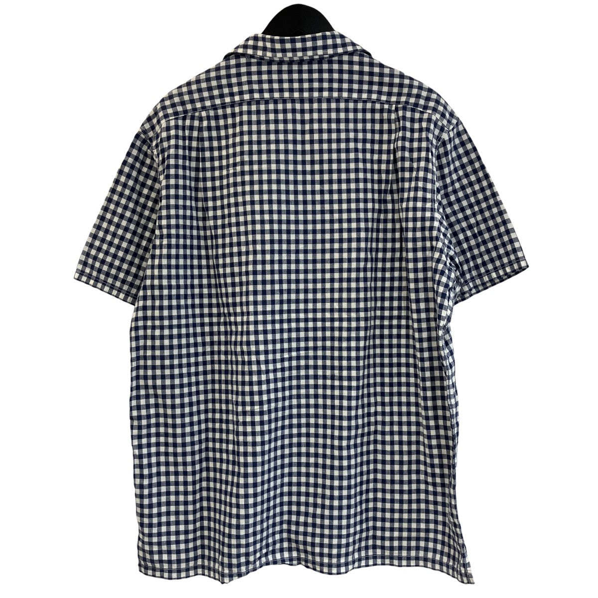 90sOpen Collar Short Sleeve Shirt COTTON GINGHAM CHECK半袖シャツ
