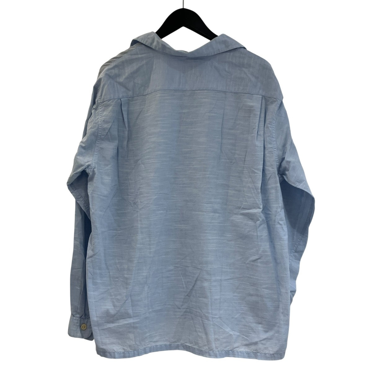 50sカスリ柄 open collar shirtオープンカラーシャツ