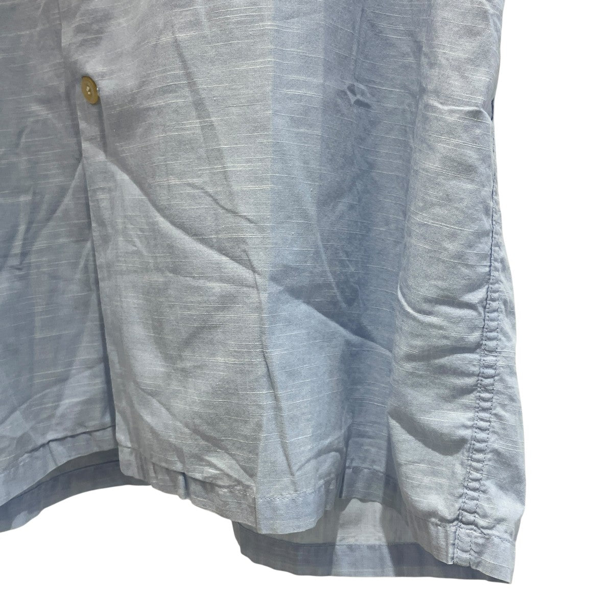 50sカスリ柄 open collar shirtオープンカラーシャツ