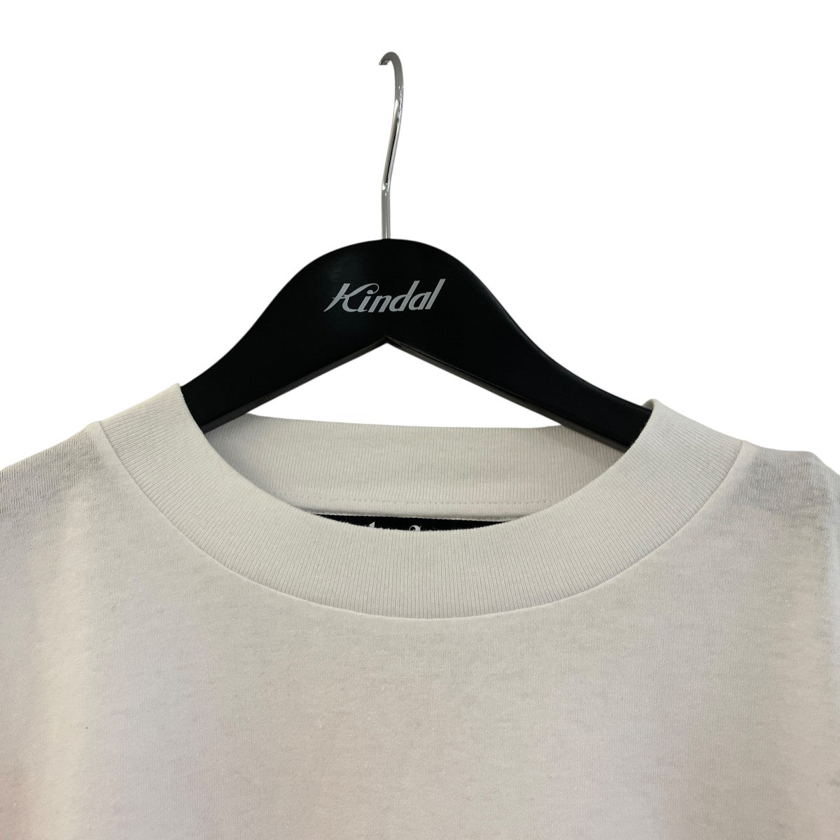 White graphic T-shirt パームツリー半袖TシャツPMAA002F22JER004