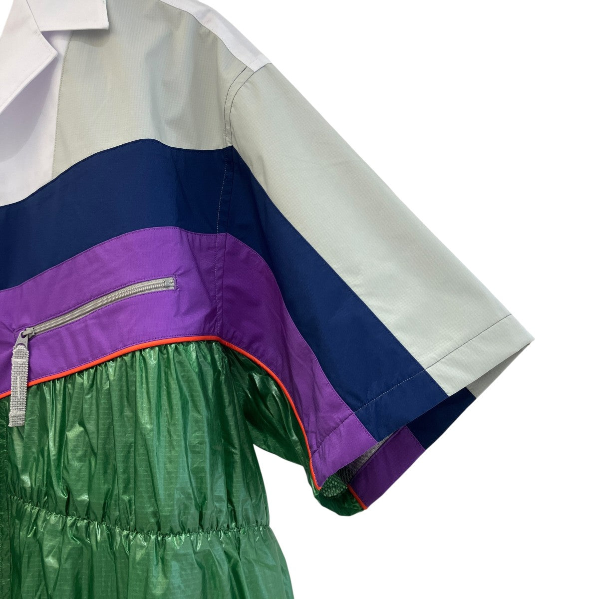 ナイロンシャーリングシャツ半袖シャツ24SCM-B08116