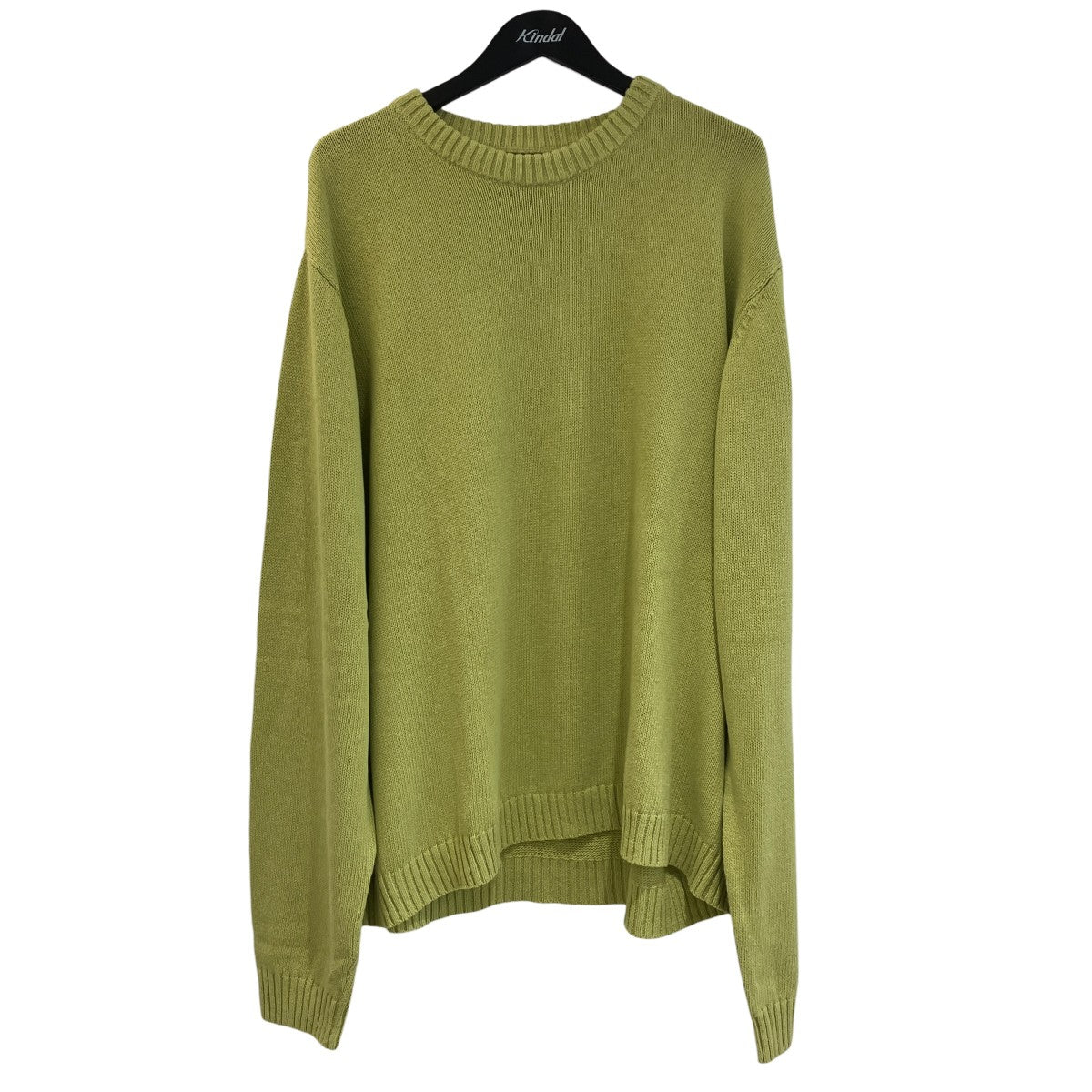 LOGO CREW NECK SWEATERサマーニット
