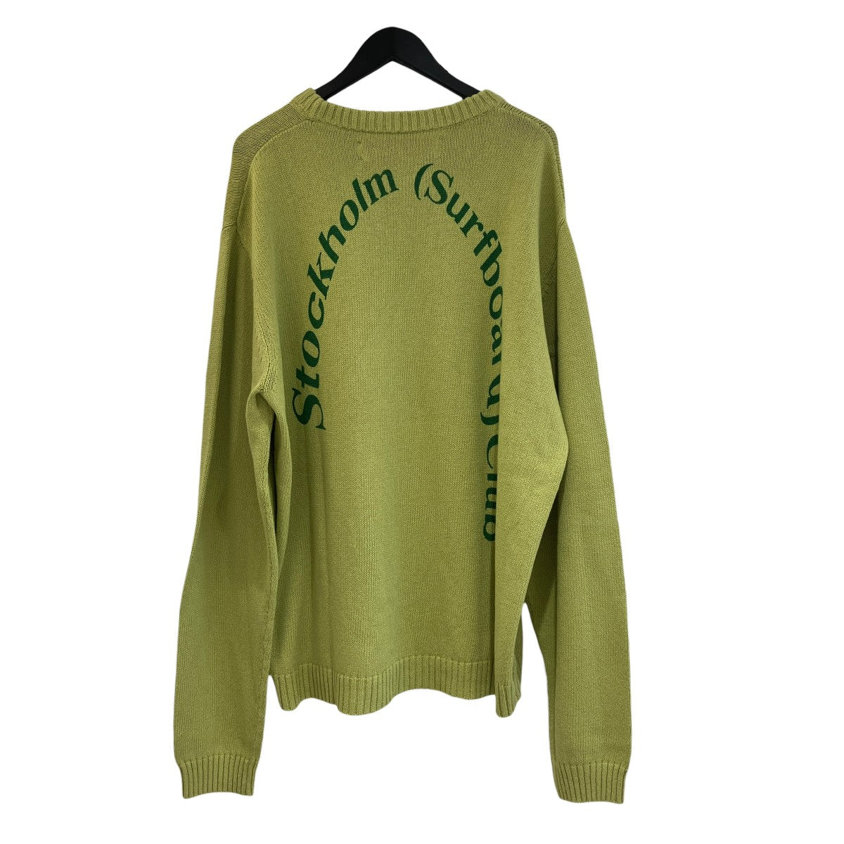 LOGO CREW NECK SWEATERサマーニット