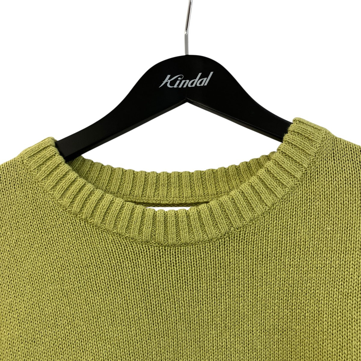 LOGO CREW NECK SWEATERサマーニット