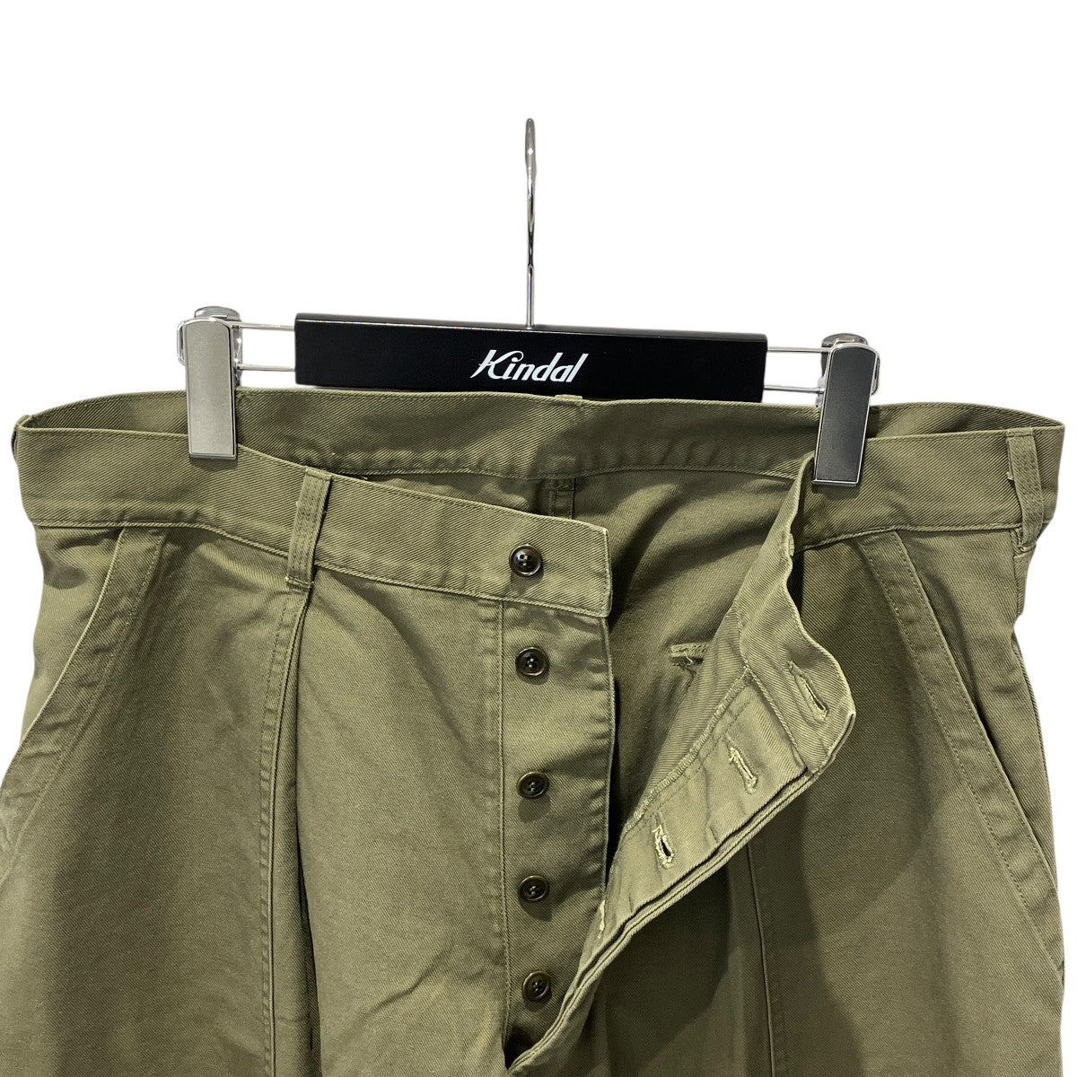 A．PRESSE 26SSUSAF Hemmed BottomsミリタリーパンツAP-4009 古着・中古-3枚目のアイテム画像