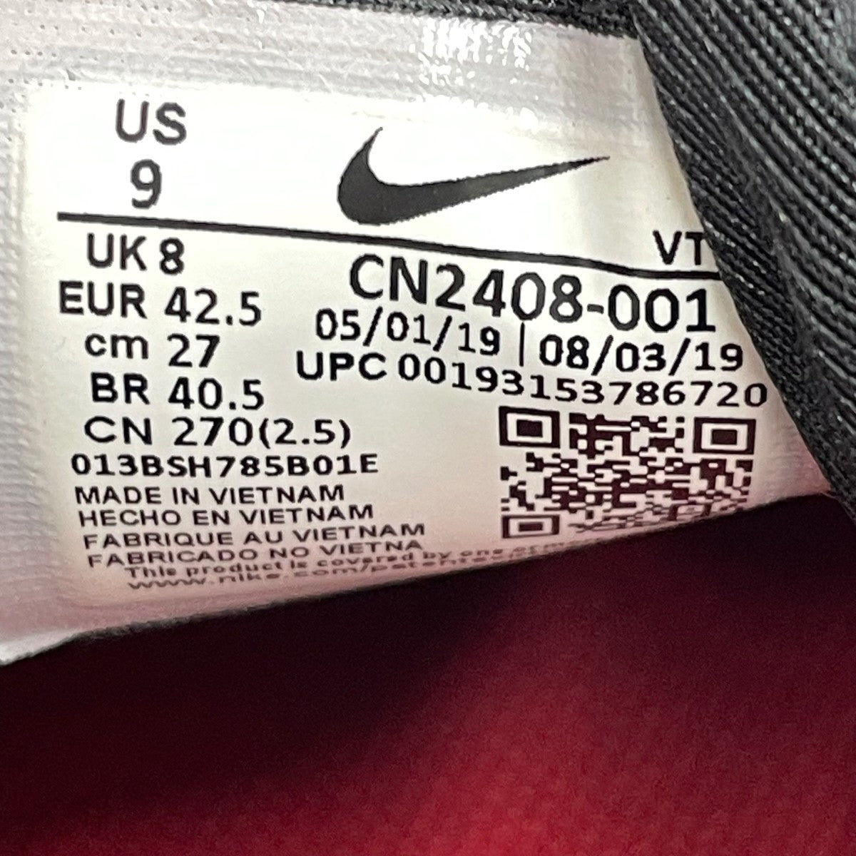 AIR MAX 720 BLACKローカットスニーカーCN2408-001