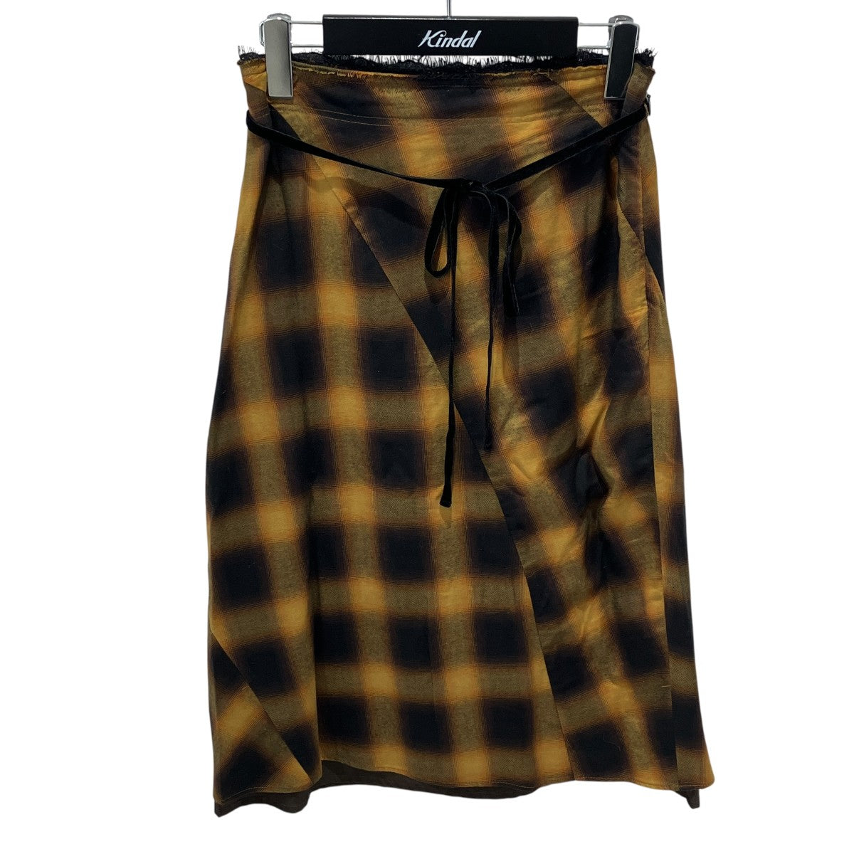 MAISON SPECIAL Checkered Bias Seam Midi Skirtチェックスカート21242515203 古着・中古-1枚目のアイテム画像