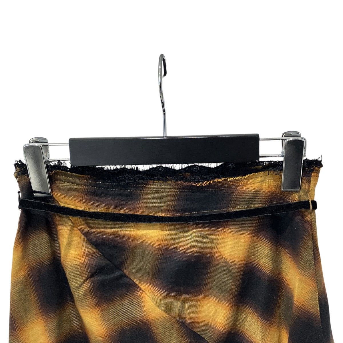 MAISON SPECIAL Checkered Bias Seam Midi Skirtチェックスカート21242515203 古着・中古-4枚目のアイテム画像