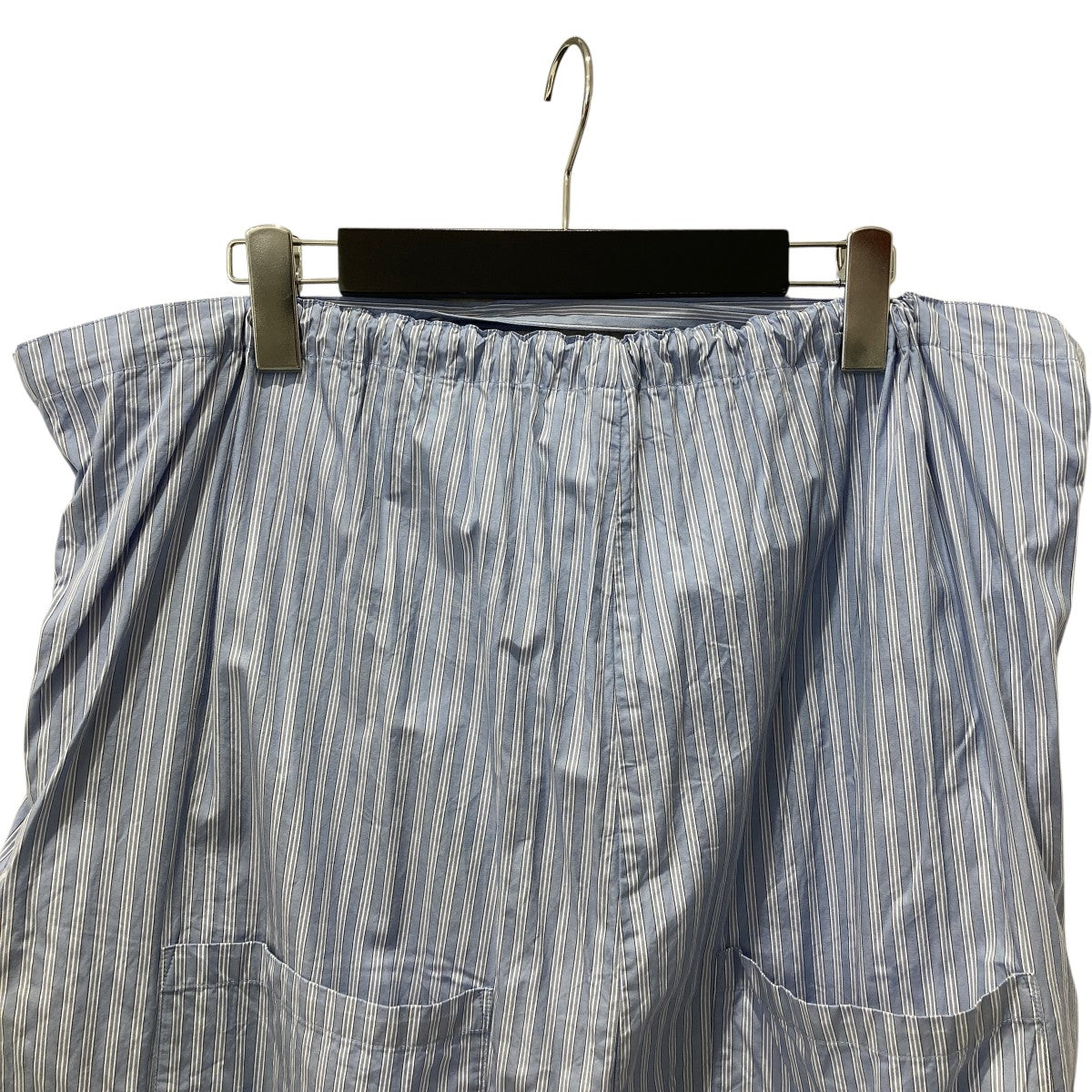 nest Robe 25SSストライプ￥It’s ME コットンストライプバルーンサロペット01252-1154 古着・中古-4枚目のアイテム画像