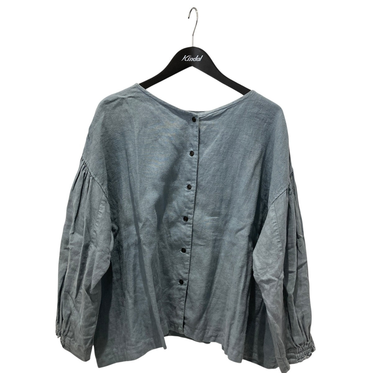 nest Robe 23AW起毛リネンバルーンスリーブブラウス01234-1432 古着・中古-1枚目のアイテム画像