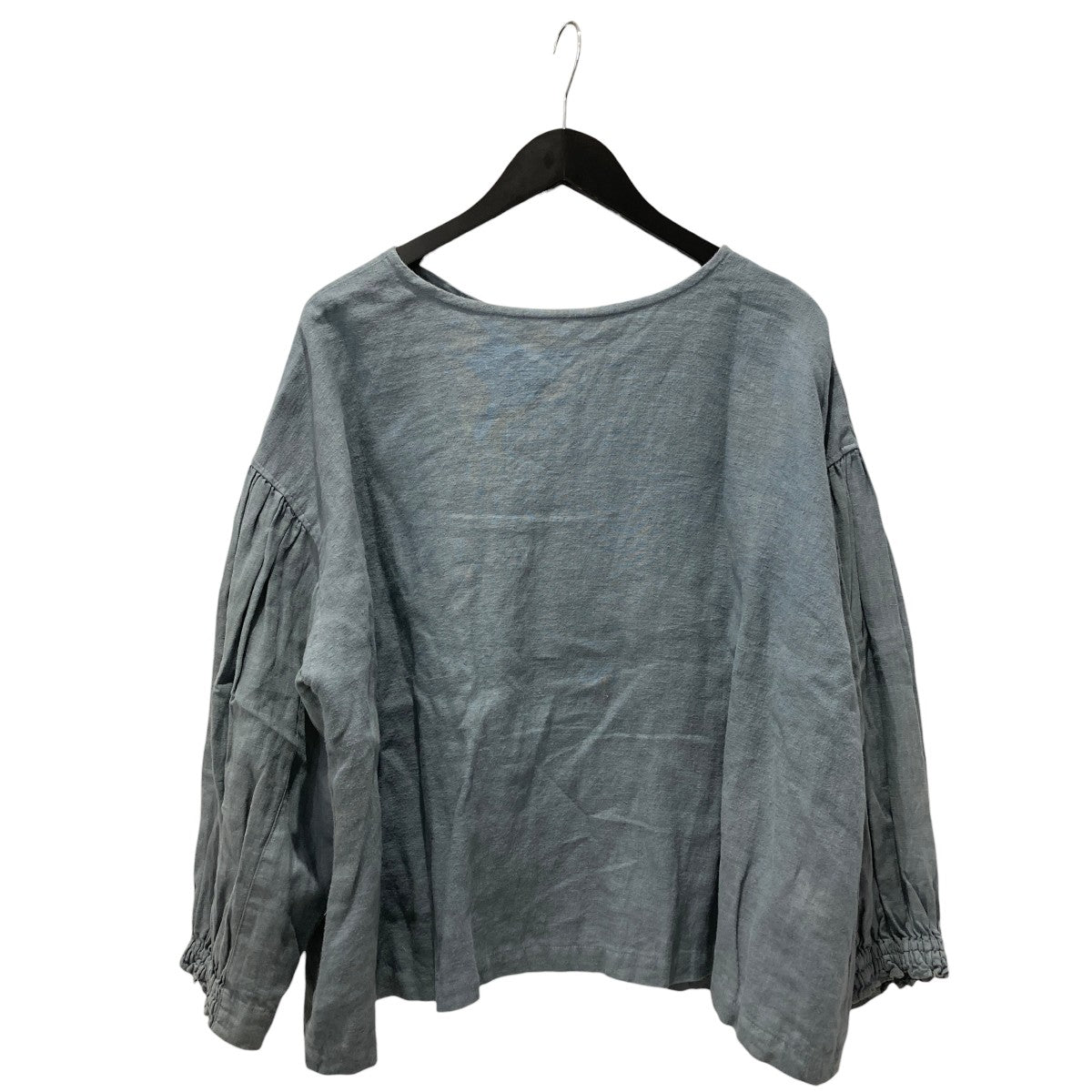 nest Robe 23AW起毛リネンバルーンスリーブブラウス01234-1432 古着・中古-2枚目のアイテム画像