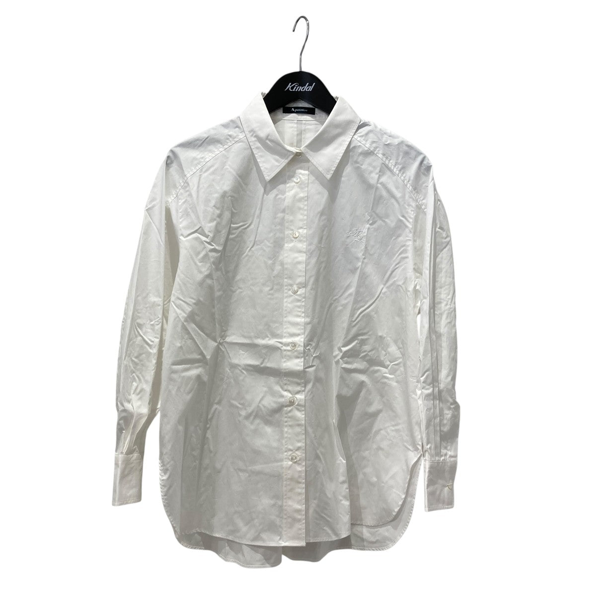 Aquascutum ミューズタイプライターシャツ5005220005-91 古着・中古-1枚目のアイテム画像
