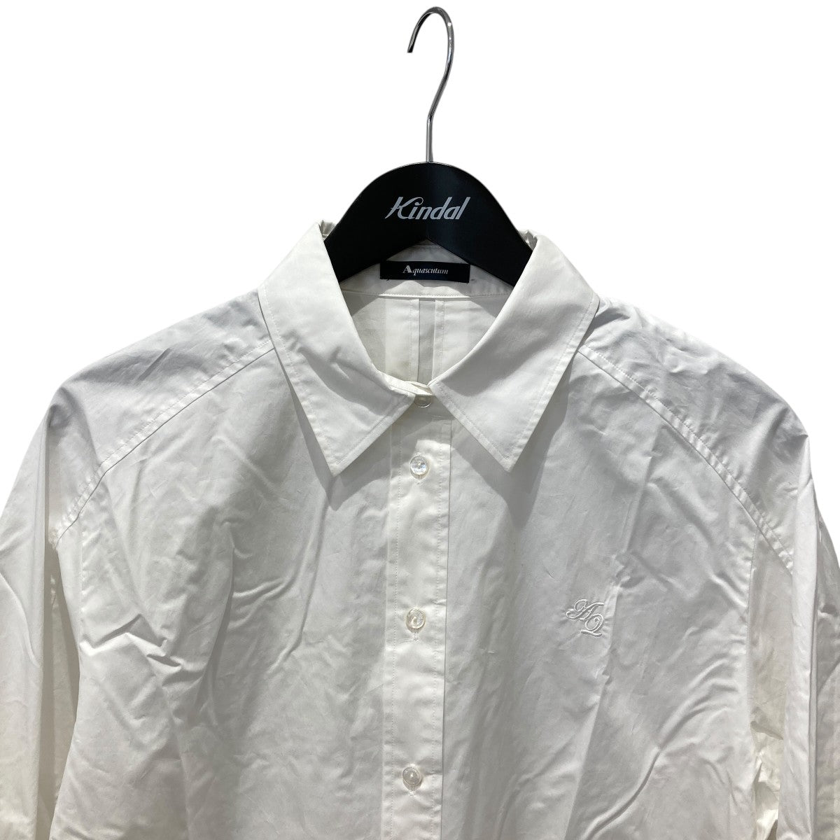 Aquascutum ミューズタイプライターシャツ5005220005-91 古着・中古-3枚目のアイテム画像