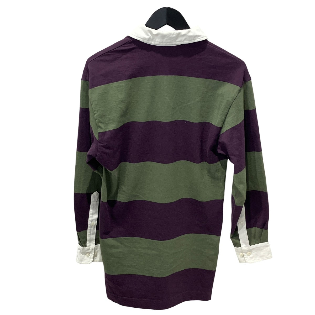 DRIES VAN NOTEN 24SSレースアップラガーロングスリーブポロポロシャツ 古着・中古-2枚目のアイテム画像