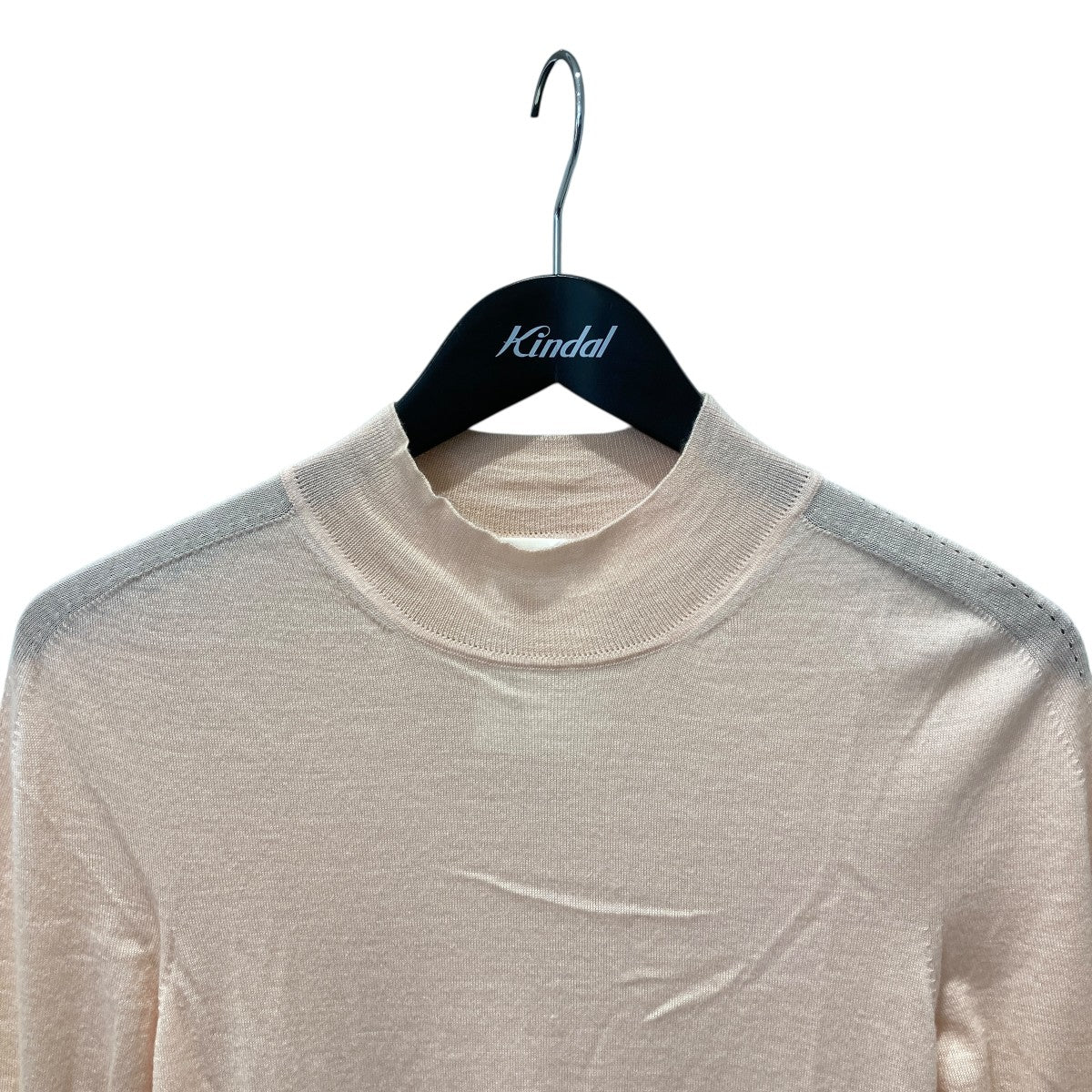 JIL SANDER カシミヤシルク半袖ニットJSPN754034 古着・中古-3枚目のアイテム画像