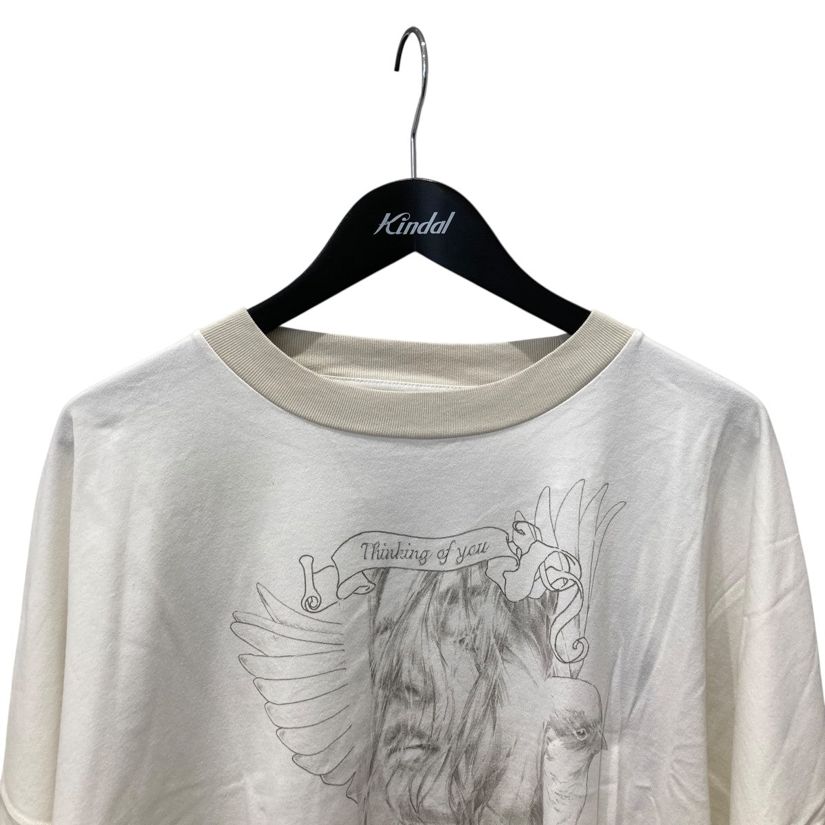 Palm Angels The Portrait Pencil Over Tee半袖TシャツPMAA002F24JER0080309 古着・中古-3枚目のアイテム画像