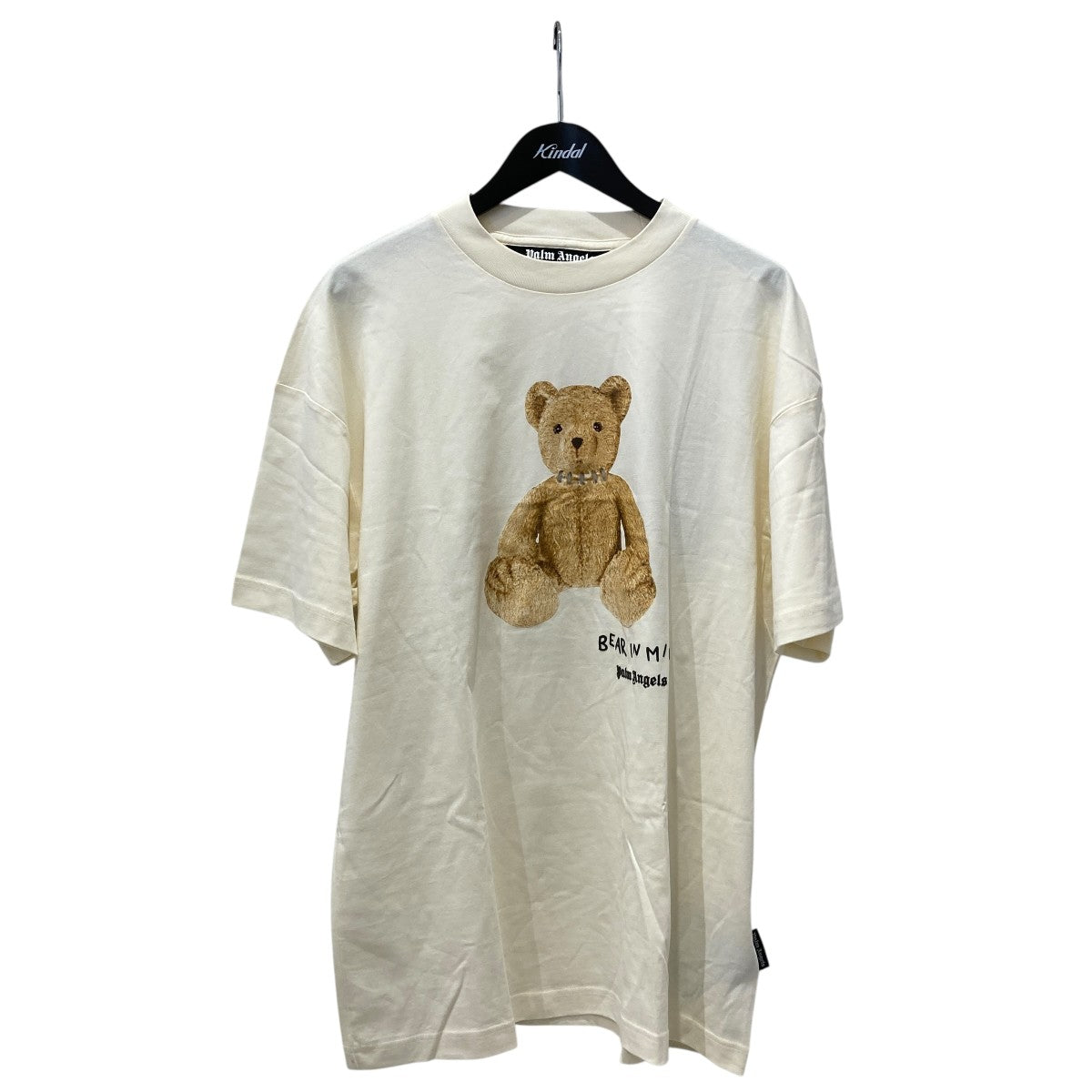 Palm Angels Bear In Mind Cotton T-Shirt半袖TシャツPMAA001F24JER0100360 古着・中古-1枚目のアイテム画像
