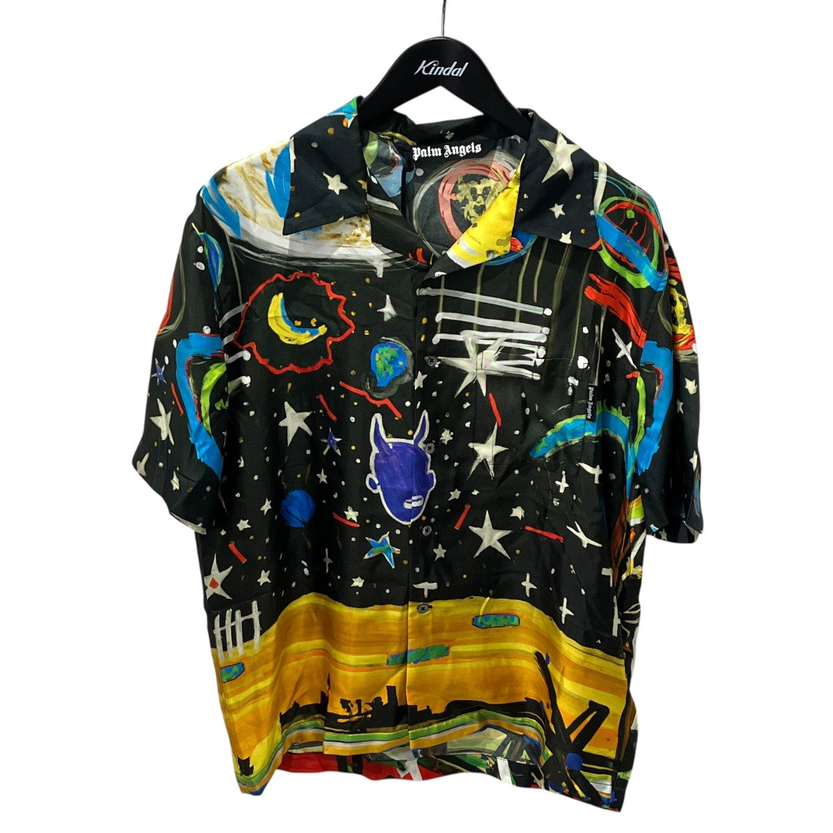 Starry Night Bowling Shirt半袖シャツPMGG005E23FAB0021084