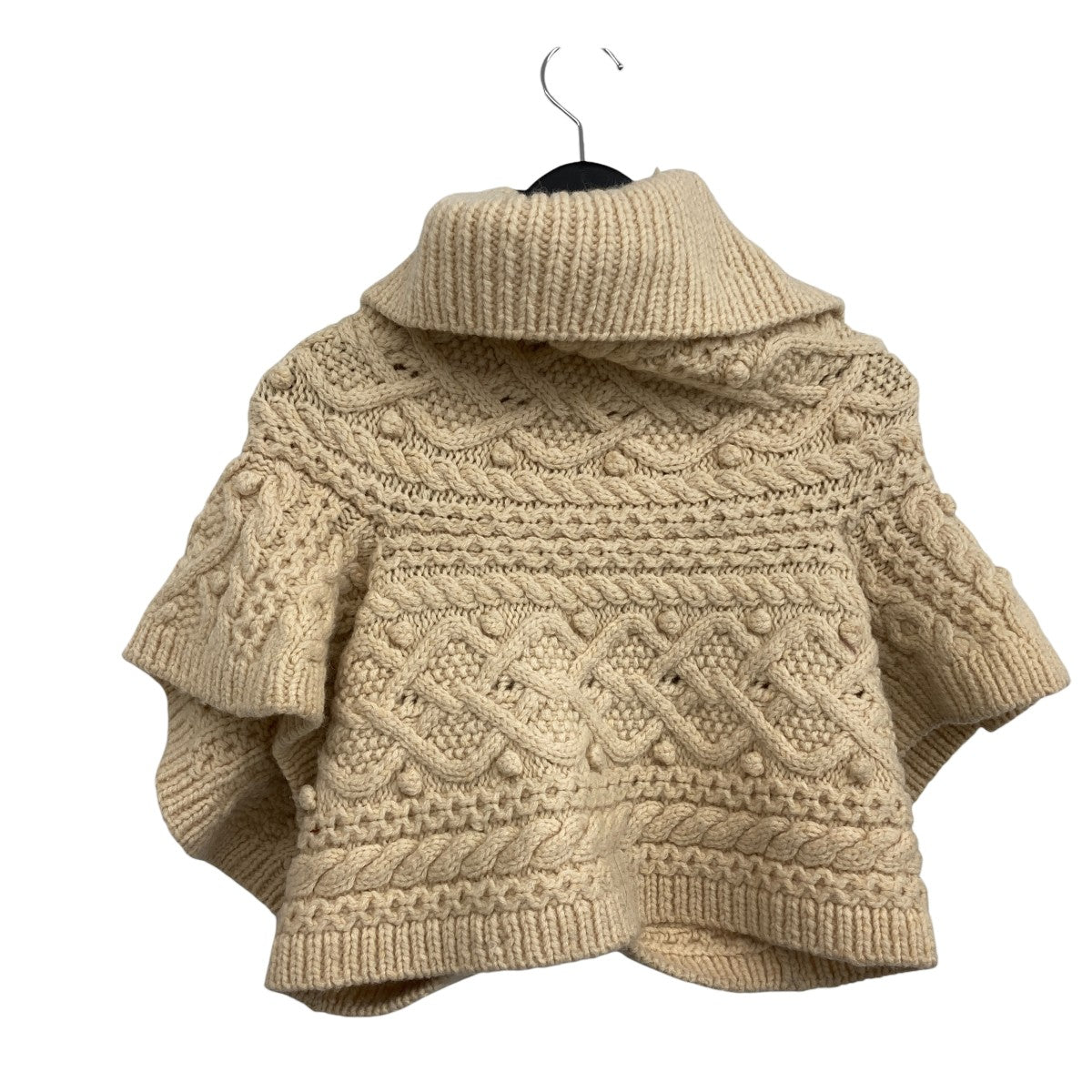 tricot COMME des GARCONS 11AWボンボンフィッシャーマンニットカーディガンニットTH-N024 古着・中古-2枚目のアイテム画像