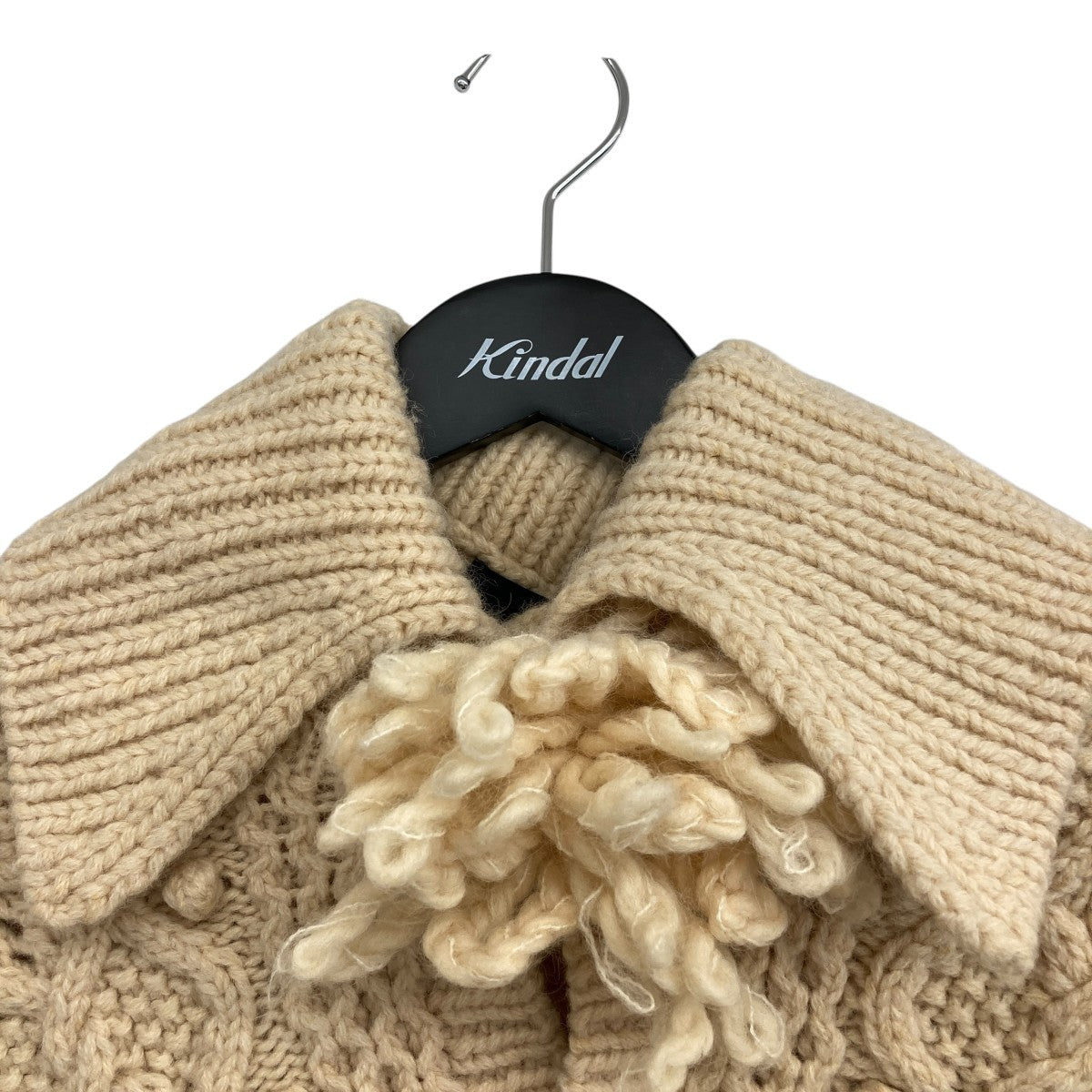 tricot COMME des GARCONS 11AWボンボンフィッシャーマンニットカーディガンニットTH-N024 古着・中古-3枚目のアイテム画像